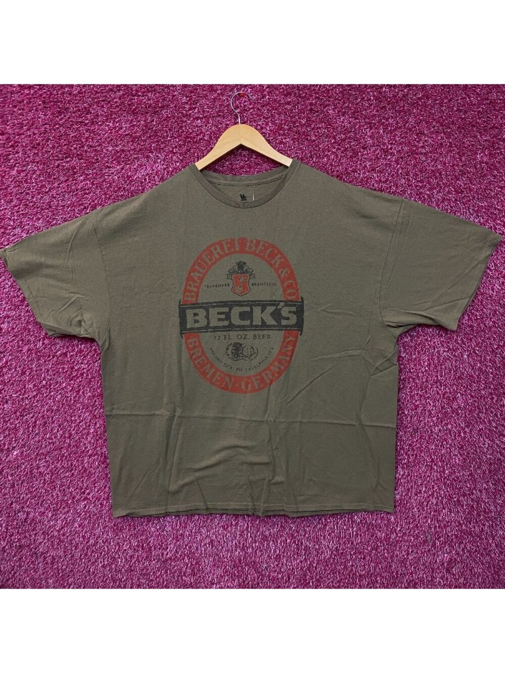 Junk Food Clothing Beck's Beer Graphic T-Shirt 2XL